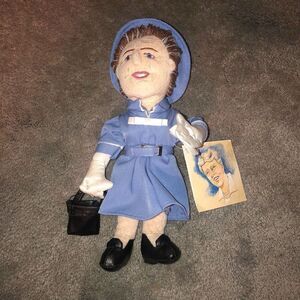 BE’AN COLLECTIBLE CREATION STATION PLUSH DOLL ANNA ELEANOR ROOSEVELT DOLL NEW